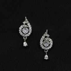 Swirling Elegance Drop Earrings