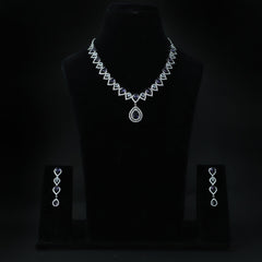 Royal Amethyst Necklace and Earrings Set