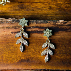 Delicate Floral Drop Earrings